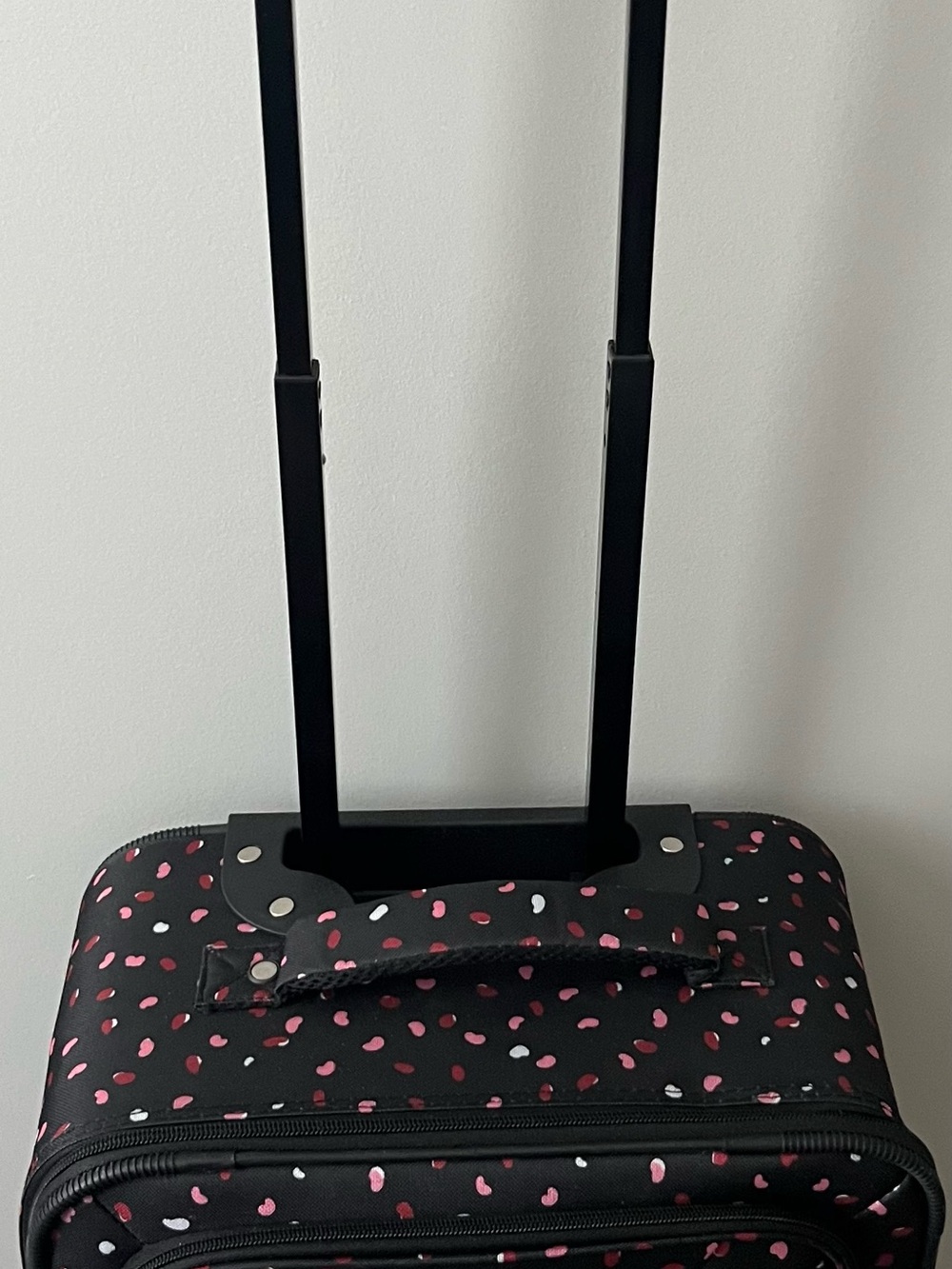 Jetstream Black Carry-On with Pink & White Dot Print - Picture 4 of 12